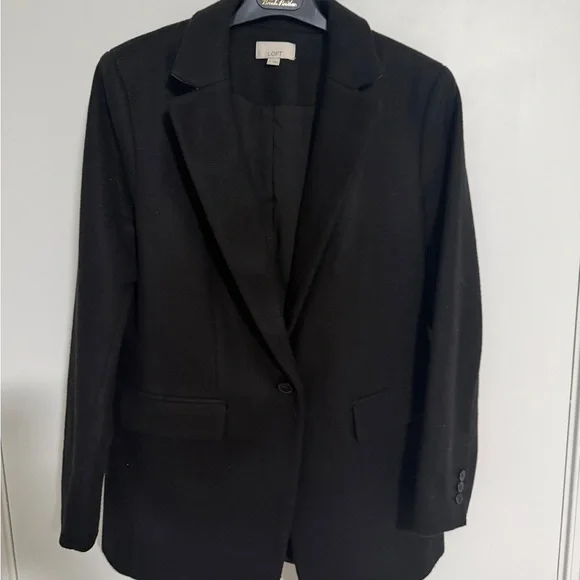LOFT Classic Black Women's Blazer - Picture 2 of 3